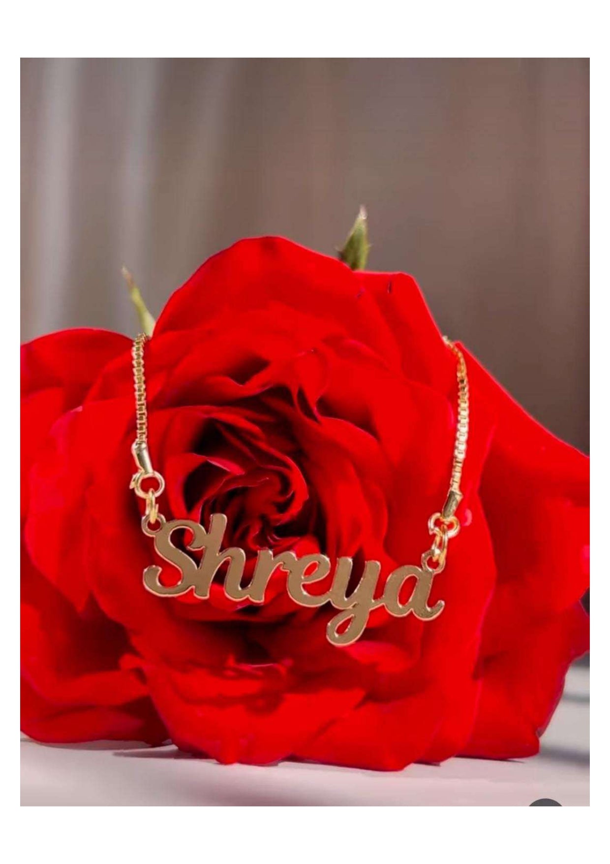 Shreya Personalized Name Necklace – Elegant Gold Custom Pendant